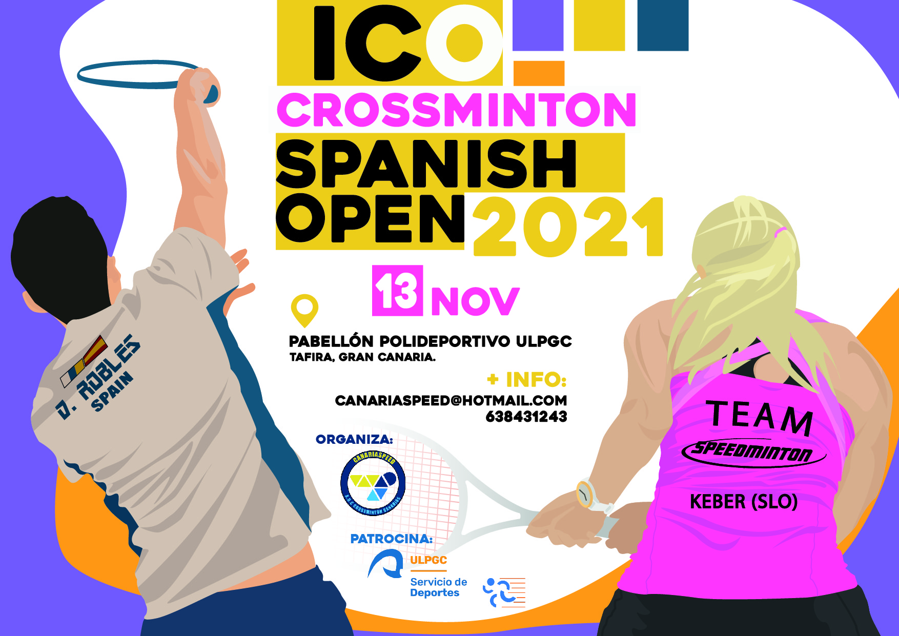 ICO Crossminton Spanish Open 2022 CanariaSpeed